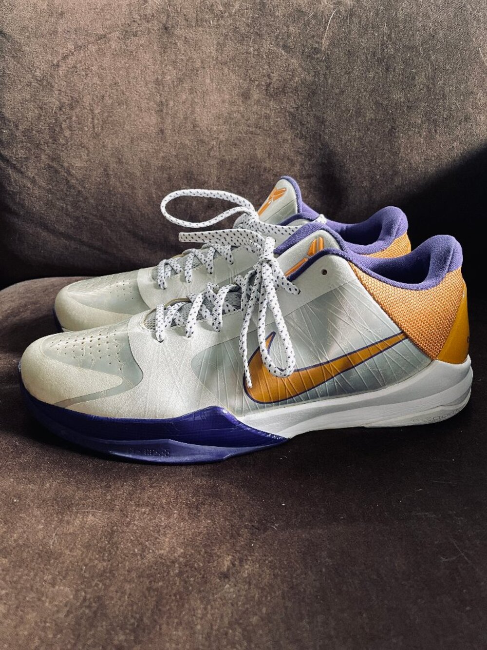 Nike Air Zoom Kobe 6 VI Lakers Away Near Deadstock Mens 13 US 47.5 EUR white